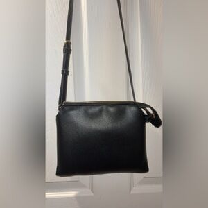 Time and Tru Black Shoulder Bag